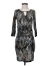 Thalia Sodi Chevron-herringbone Silver Cocktail Dress Size S - photo 1