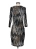 Thalia Sodi Chevron-herringbone Silver Cocktail Dress Size S - photo 2