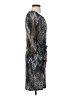 Thalia Sodi Chevron-herringbone Silver Cocktail Dress Size S - photo 4