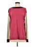 Lands' End 100% Cotton Color Block Burgundy Pullover Sweater Size S (tall) - photo 1