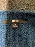 Uniqlo Solid Blue Pullover Sweater Size M - photo 7