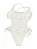 Berlook 100% Polyester Solid Ivory One Piece Swimsuit Size XL - photo 2