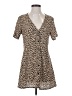 Boohoo Tan Short Sleeve Top Size 4 - photo 1