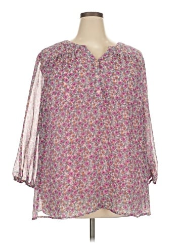 St. John's Bay 3/4 Sleeve Blouse (view 1)