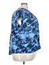 Roaman's 100% Polyester Tropical Blue Short Sleeve Blouse Size 22W - photo 4