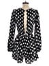 Lulus 100% Polyester Polka Dots Black Romper Size S - photo 2