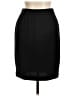 St. John Solid Black Casual Skirt Size 10 - photo 1