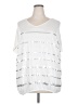 Lane Bryant Silver 3/4 Sleeve Top Size 18/20 - photo 1