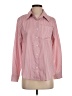 Unbranded Stripes Pink Long Sleeve Button-Down Shirt Size S - photo 1