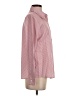 Unbranded Stripes Pink Long Sleeve Button-Down Shirt Size S - photo 4