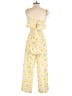 Intermix Floral Yellow Jumpsuit Size P (petite) - photo 2