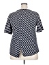 City Chic Chevron-herringbone Blue Short Sleeve T-Shirt Size 18 Plus (M) - photo 2