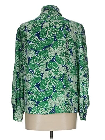 Brooks Brothers Long Sleeve Silk Top (view 2)