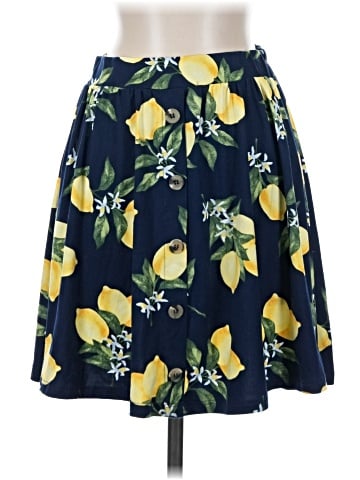 French Grey Casual Skirt (view 1)