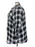 Torrid 100% Rayon Plaid Black 3/4 Sleeve Button-Down Shirt Size 5X Plus (6) - photo 5