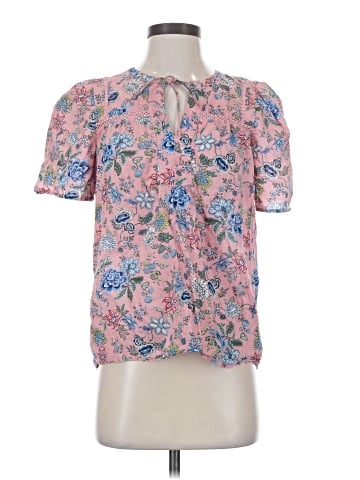Ann Taylor LOFT Short Sleeve Blouse (view 1)