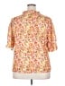 Unbranded Floral Pink Short Sleeve Blouse Size 2X - photo 2