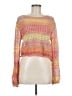 Effordram 100% Polyester Tie-dye Orange Pullover Sweater Size M - photo 1