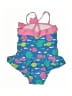 Wave Zone Print Blue One Piece Swimsuit Size 6-9 mo - photo 2