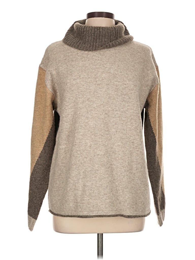 Pre-owned Mystree Turtleneck Sweater In Tan