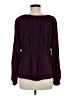 Torrid Burgundy Long Sleeve Blouse Size Med Plus (00) - photo 2