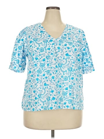 Draper James Short Sleeve Blouse (view 1)