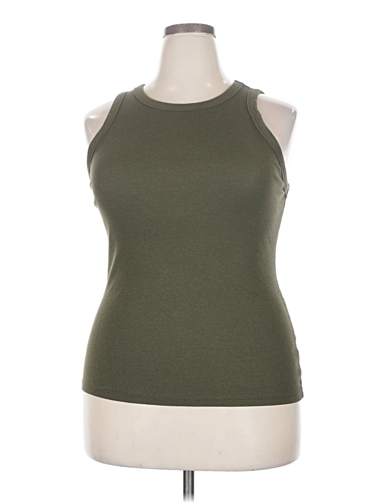Pre-owned A New Day Sleeveless T-shirt In Green