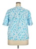 Draper James Floral Blue Short Sleeve Blouse Size XXL - photo 2