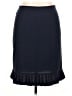 Perceptions 100% Polyester Solid Blue Formal Skirt Size 14 (petite) - photo 1