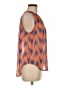 Pixley 100% Polyester Orange Sleeveless Blouse Size M - photo 4