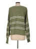 Aerie Stripes Green Pullover Sweater Size L - photo 2
