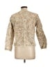 Chico's 100% Cotton Ivory Tan Jacket Size Lg (2) - photo 2