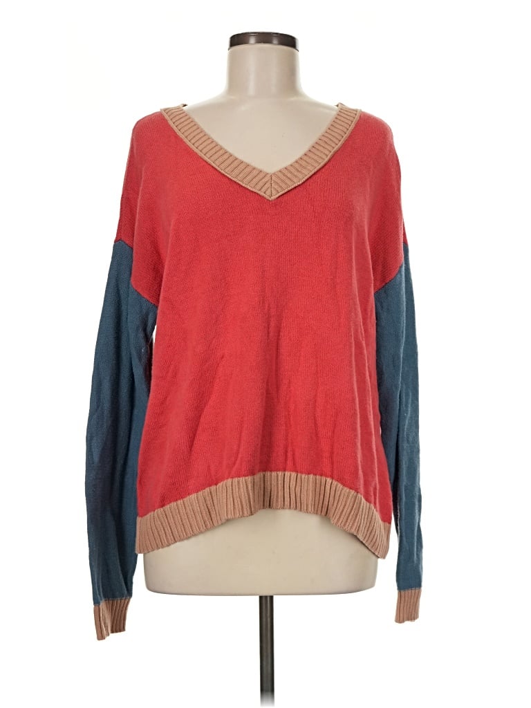 Pre-owned Candace Cameron Bure Pullover Sweater In Red