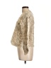 Chico's 100% Cotton Ivory Tan Jacket Size Lg (2) - photo 5