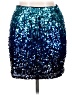 Maner 100% Alpaca Ombre Blue Wool Skirt Size XL - photo 1