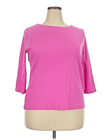 Croft & Barrow 3/4 Sleeve T-Shirt (view 1)