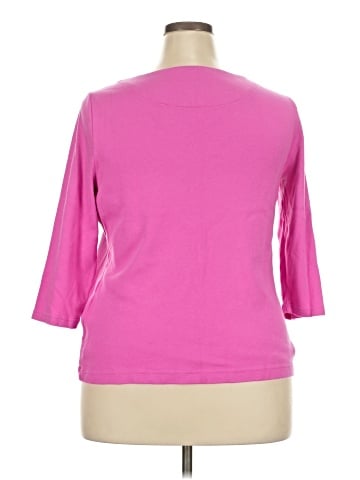 Croft & Barrow 3/4 Sleeve T-Shirt (view 2)