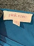 Pink Rose 100% Polyester Teal Long Sleeve Blouse Size M - photo 7