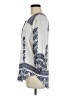 Pale Sky 100% Rayon White Long Sleeve Blouse Size M - photo 5