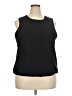 Nine West 100% Polyester Black Sleeveless T-Shirt Size XXL - photo 1