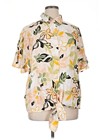 Sweet Rain Short Sleeve Blouse (view 1)