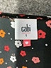 CAbi 100% Polyester Hearts Black Long Sleeve Blouse Size S - photo 4