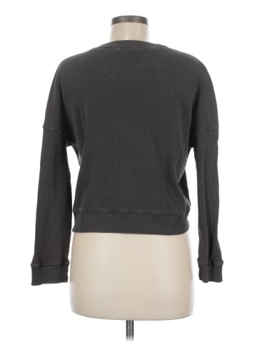 Madewell Waffle Knit Boxy Sweatshirt Tee (view 2)