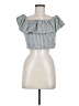 A New Day Silver Short Sleeve Top Size M - photo 1
