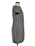 Eliza J 100% Polyester Tweed Gray Casual Dress Size 6 - photo 4