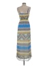 Old Navy 100% Polyester Print Blue Casual Dress Size XS - photo 2