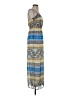 Old Navy 100% Polyester Print Blue Casual Dress Size XS - photo 4