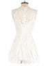 Main Strip 100% Polyester Ivory White Romper Size M - photo 2