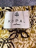 kopal 100% Cotton Paisley Gold Jumpsuit Size M - photo 4