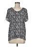 Ann Taylor LOFT 100% Polyester Black Short Sleeve Blouse Size M - photo 1